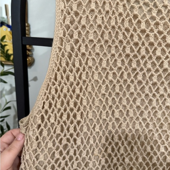 maggie monaughton Tan Relaxed Cropped Sleeveless Tank plus size 2x - Picture 7 of 7